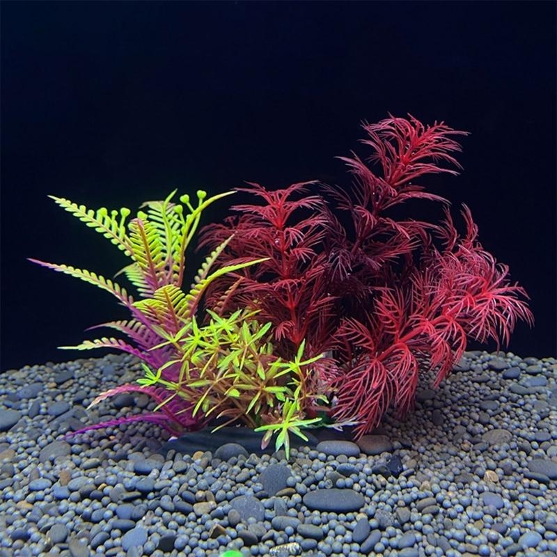 Live Plant Aquarium - Decoração de aquário artificial planta decoração