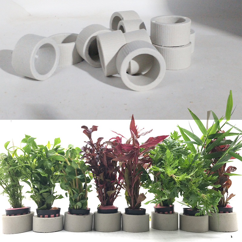 Plant Aquarium Pot - Anel cerâmico da decoração do aquário