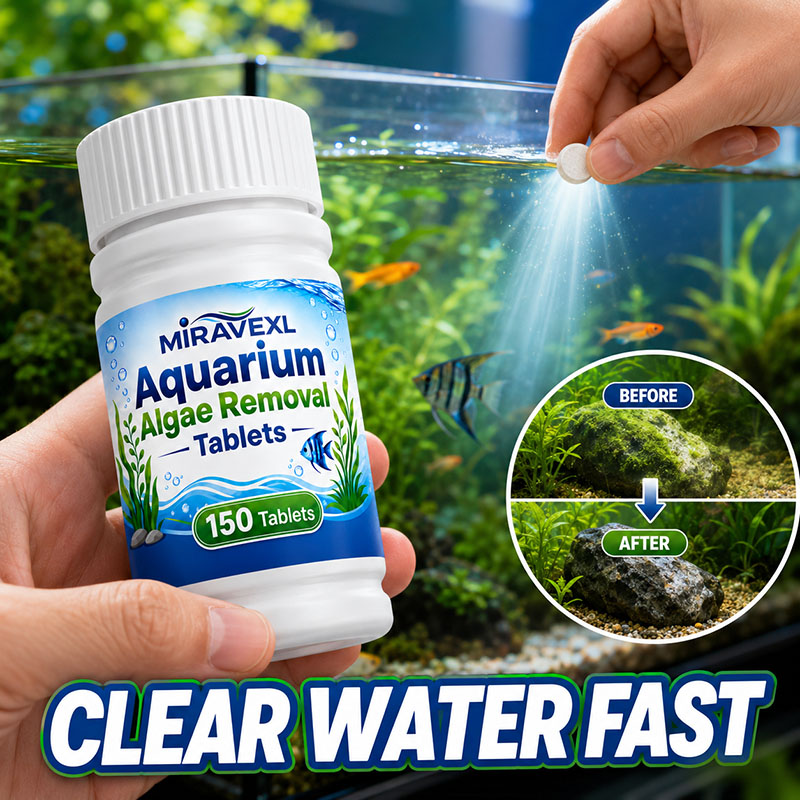 Aquarium Fertilizer - MIRAVEXL 150 Comprimidos para Remoção de