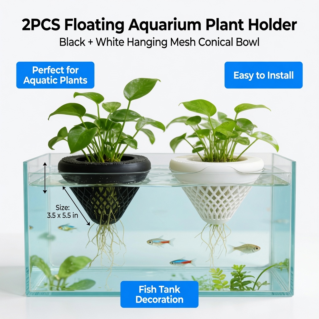 Suporte Flutuante para Plantas - Plant Aquarium Pot avaliação e preço
