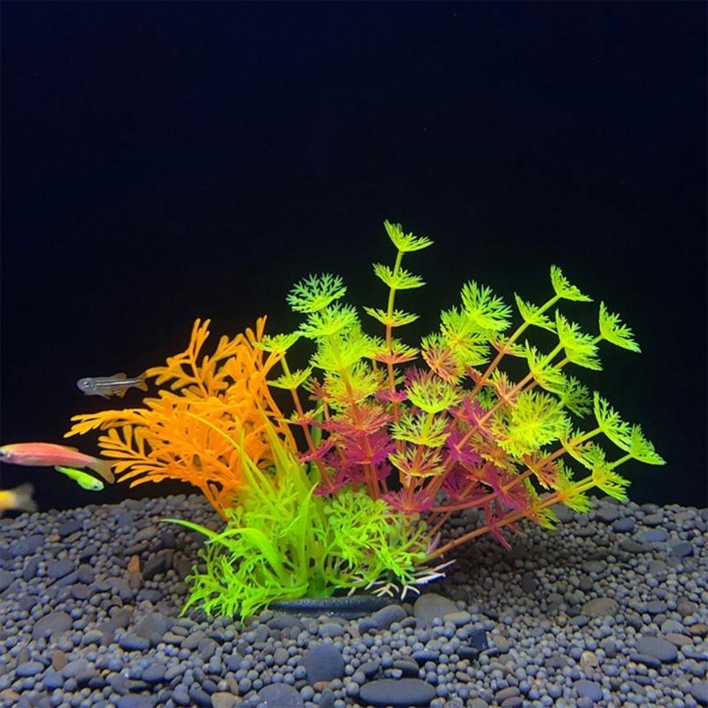 Decoração de aquário artificia - Live Plant Aquarium avaliação e preço