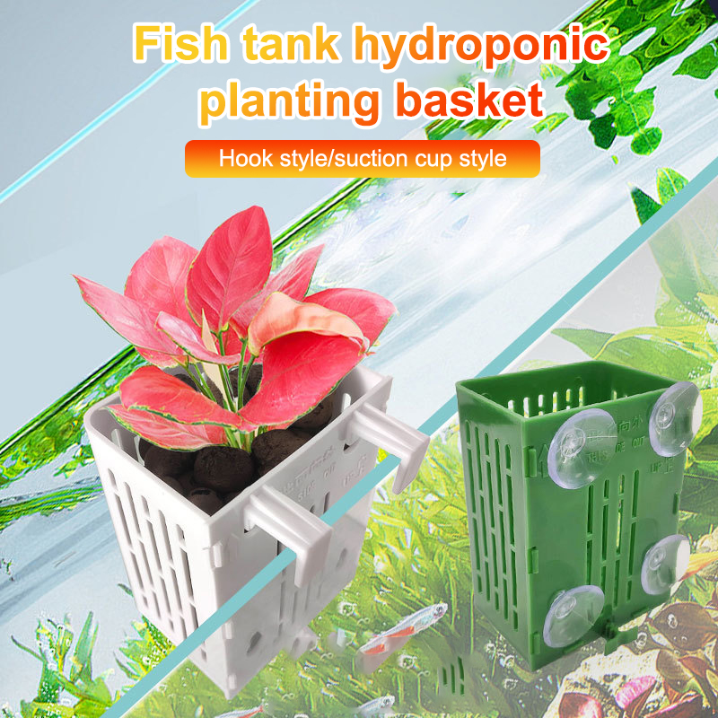Pendurado ventosa gancho aquár - Plant Aquarium Pot avaliação e preço