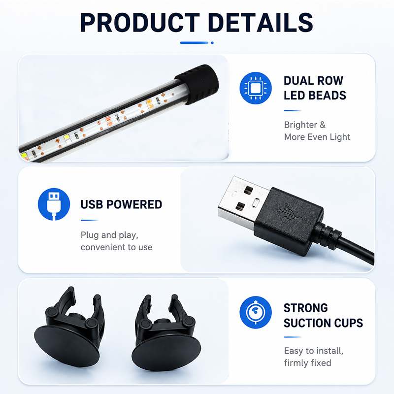 Luz LED de Faixa para Aquário  - Aquarium Plant Substrate avaliação e preço
