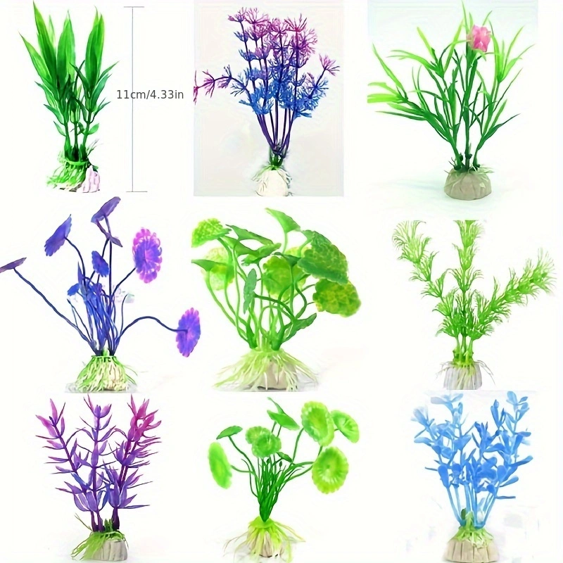 Plantas de plástico subaquátic - Aquarium Plant Substrate avaliação e preço