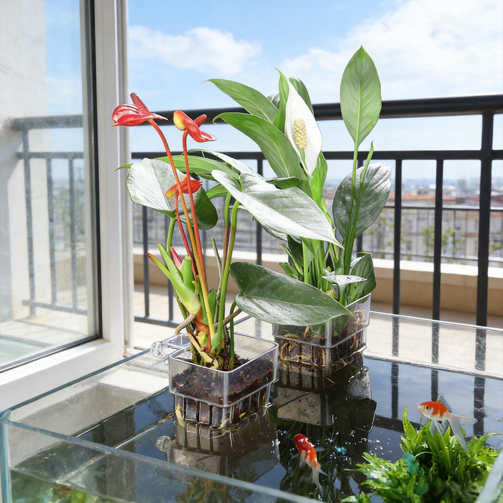 Cesta Transparente para Planta - Plant Aquarium Pot avaliação e preço