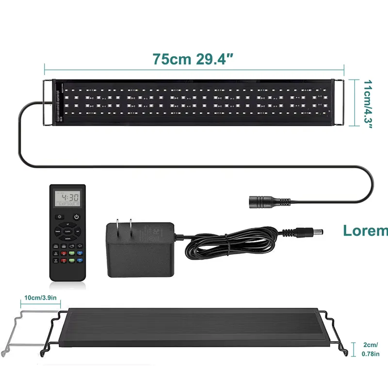 Luz LED Profissional para Aquá - Live Plant Aquarium avaliação e preço