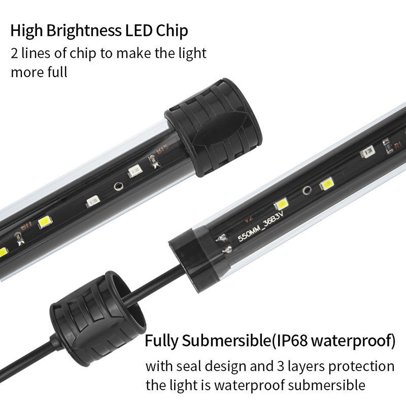 17-47cm usb plug luz do aquári - Aquarium Plant Light avaliação e preço