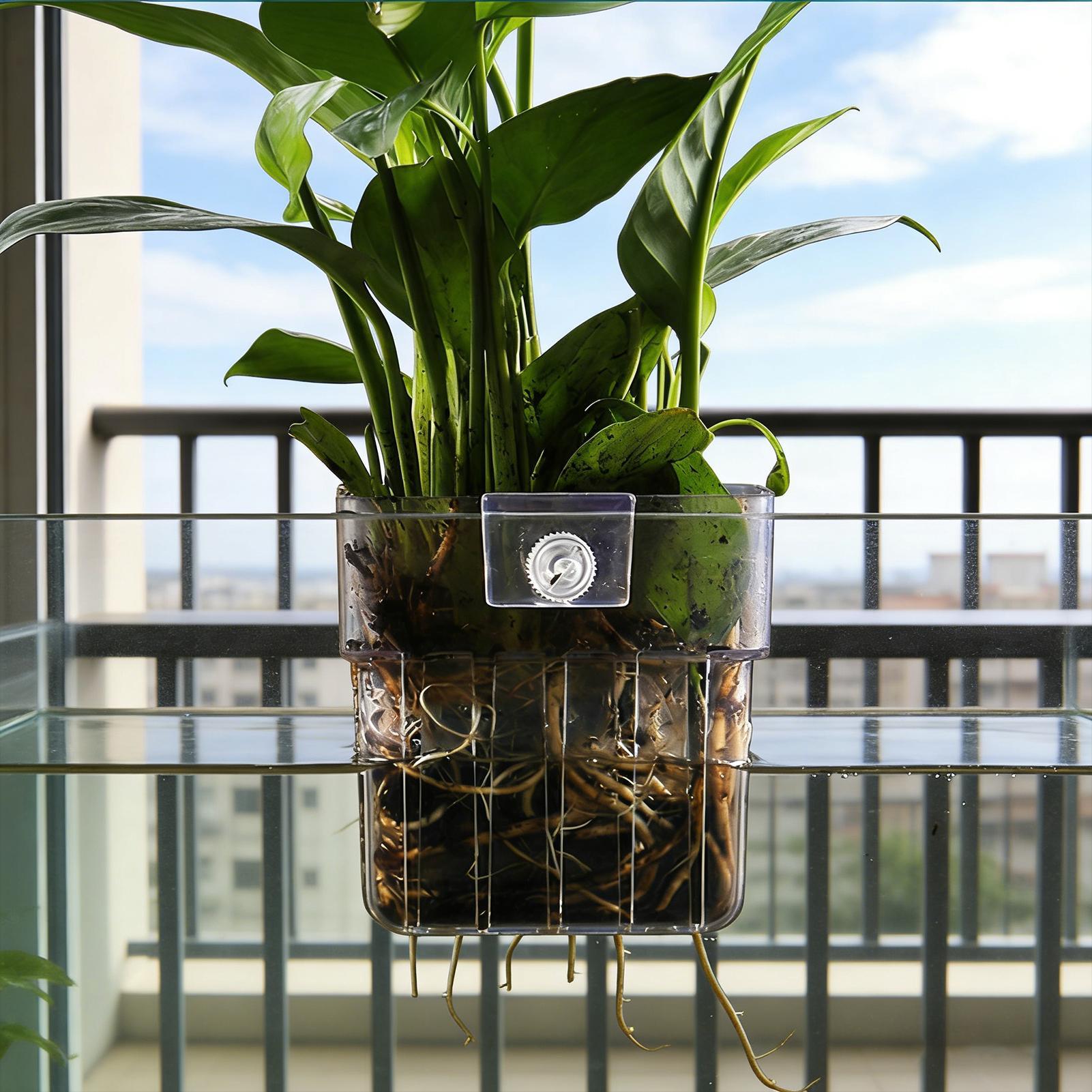 Suporte Transparente para Aquá - Plant Aquarium Pot avaliação e preço