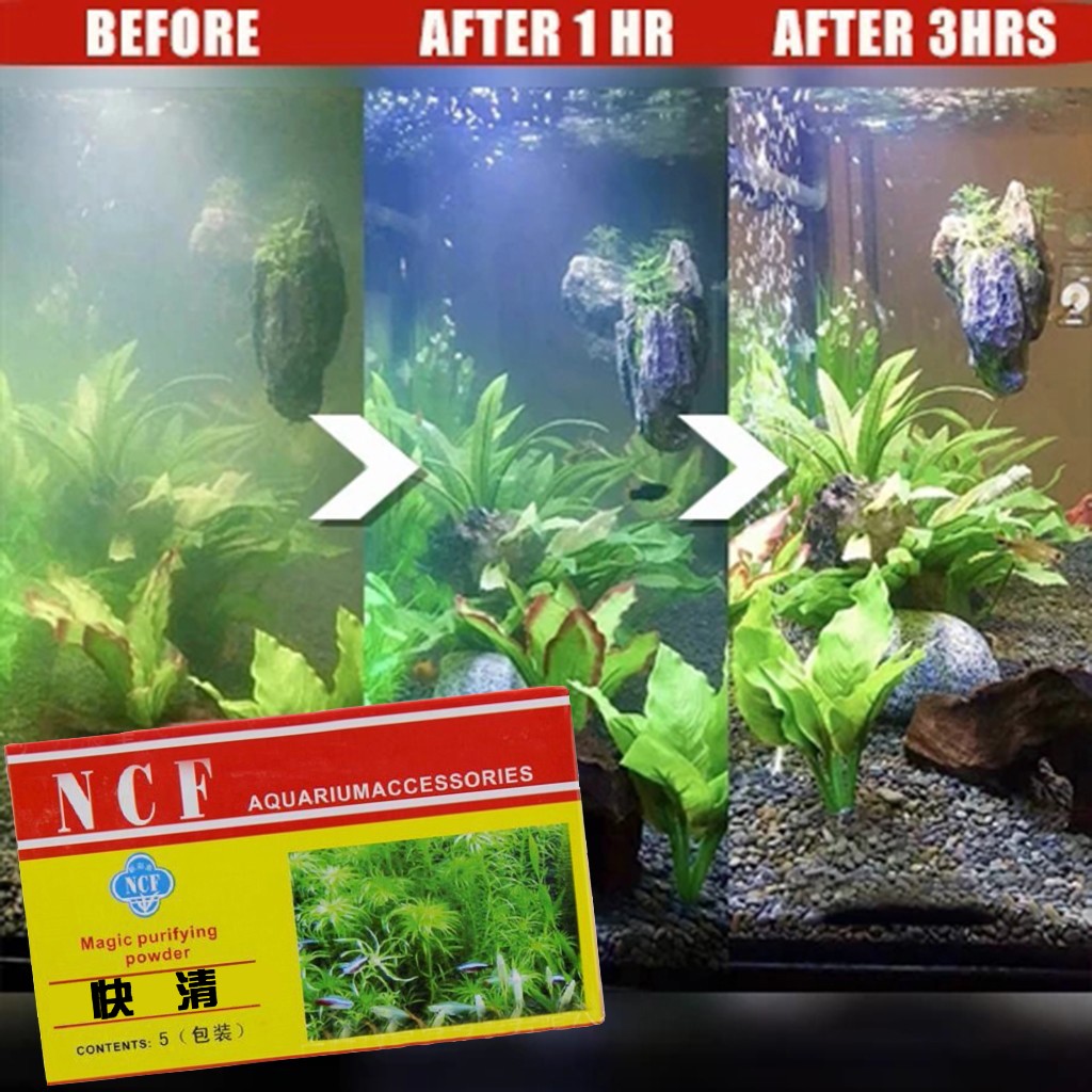 Pó purificador de água para aq - Aquarium Moss avaliação e preço