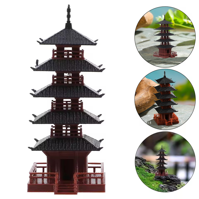 Estátua de Mini Pagode, Modelo - Aquarium Moss avaliação e preço