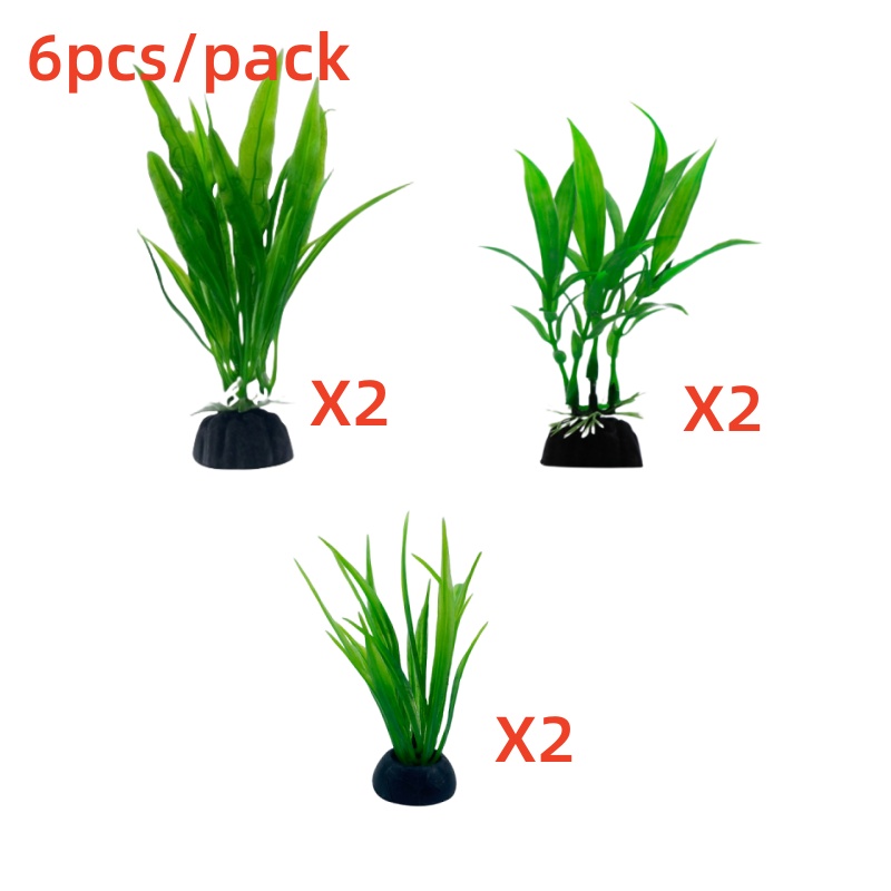 Plantas artificiais verdes do  - Aquarium Plants Live avaliação e preço